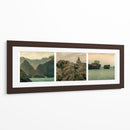 Rocas y Coralinas Tríptico  - Carla Fernández | Cuadro decorativo de Canvas Lab