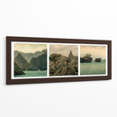 Rocas y Coralinas Tríptico  - Carla Fernández | Cuadro decorativo de Canvas Lab
