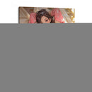 Belleza Castaña en Ropa Rosa - DeLaVegaGaming | Cuadro decorativo de Canvas Lab