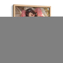 Belleza Castaña en Ropa Rosa - DeLaVegaGaming | Cuadro decorativo de Canvas Lab