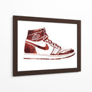 Jordan One Stencil - Fake Classics | Cuadro decorativo de Canvas Lab