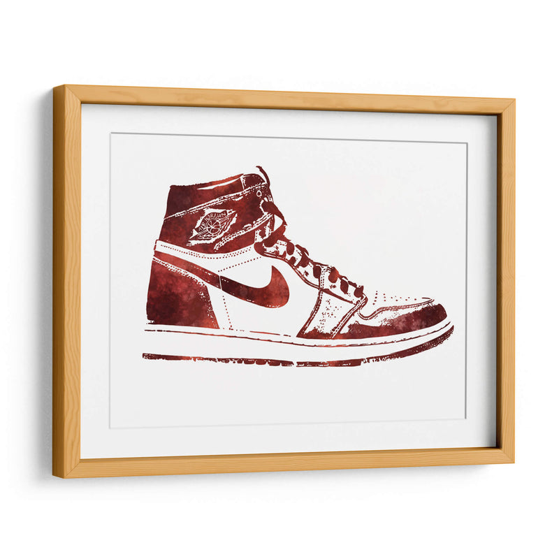 Jordan One Stencil - Fake Classics | Cuadro decorativo de Canvas Lab