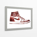 Jordan One Stencil - Fake Classics | Cuadro decorativo de Canvas Lab