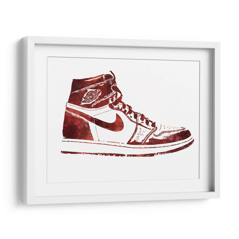 Jordan One Stencil - Fake Classics | Cuadro decorativo de Canvas Lab