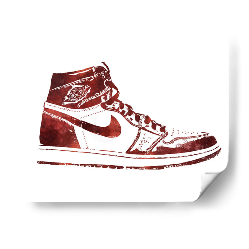 Jordan One Stencil - Fake Classics | Cuadro decorativo de Canvas Lab