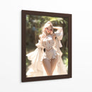 Belleza Rubia con Ropa Clara - DeLaVegaGaming | Cuadro decorativo de Canvas Lab