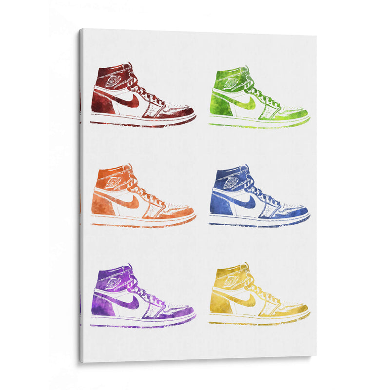 Jordan One Stencils - Fake Classics | Cuadro decorativo de Canvas Lab