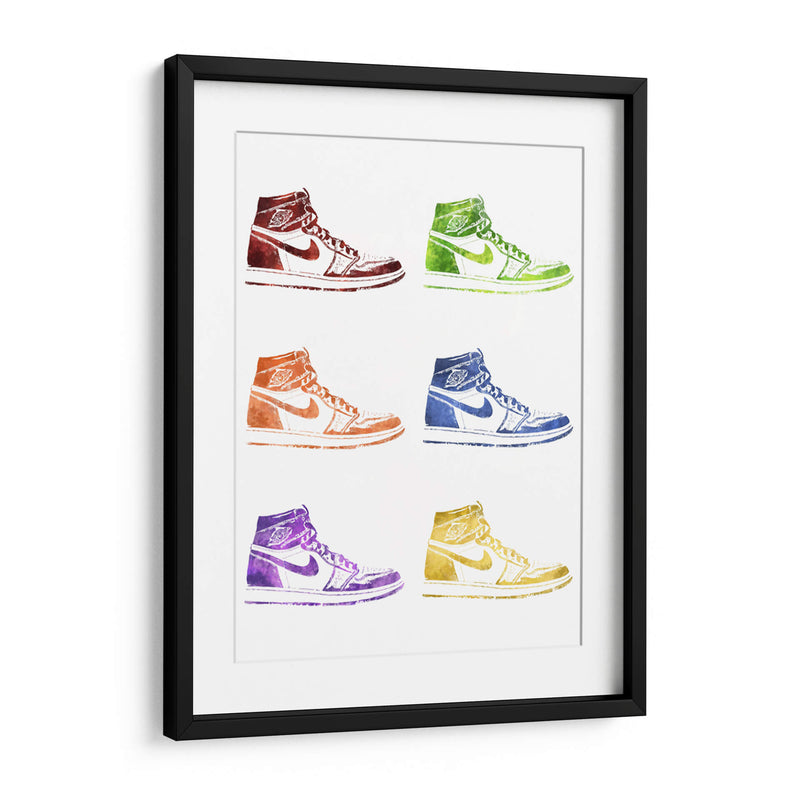 Jordan One Stencils - Fake Classics | Cuadro decorativo de Canvas Lab