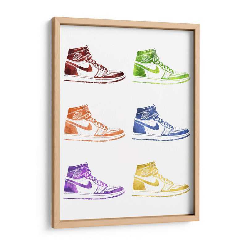 Jordan One Stencils - Fake Classics | Cuadro decorativo de Canvas Lab