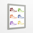 Jordan One Stencils - Fake Classics | Cuadro decorativo de Canvas Lab