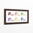 Jordan One Stencils Colors 2 - Fake Classics | Cuadro decorativo de Canvas Lab