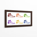 Jordan One Stencils Colors 2 - Fake Classics | Cuadro decorativo de Canvas Lab