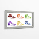 Jordan One Stencils Colors 2 - Fake Classics | Cuadro decorativo de Canvas Lab