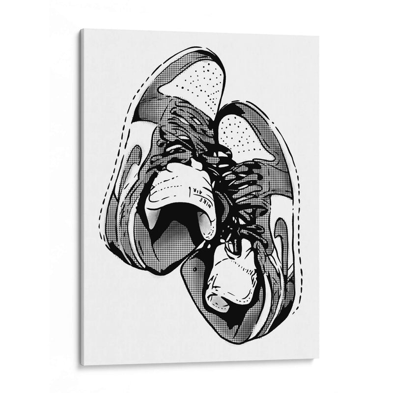 Jordan 1 Blueprint - Dot Art | Cuadro decorativo de Canvas Lab