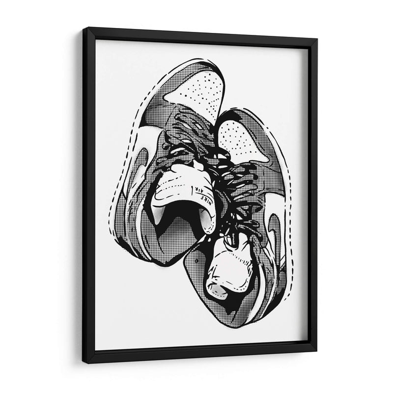 Jordan 1 Blueprint - Dot Art | Cuadro decorativo de Canvas Lab