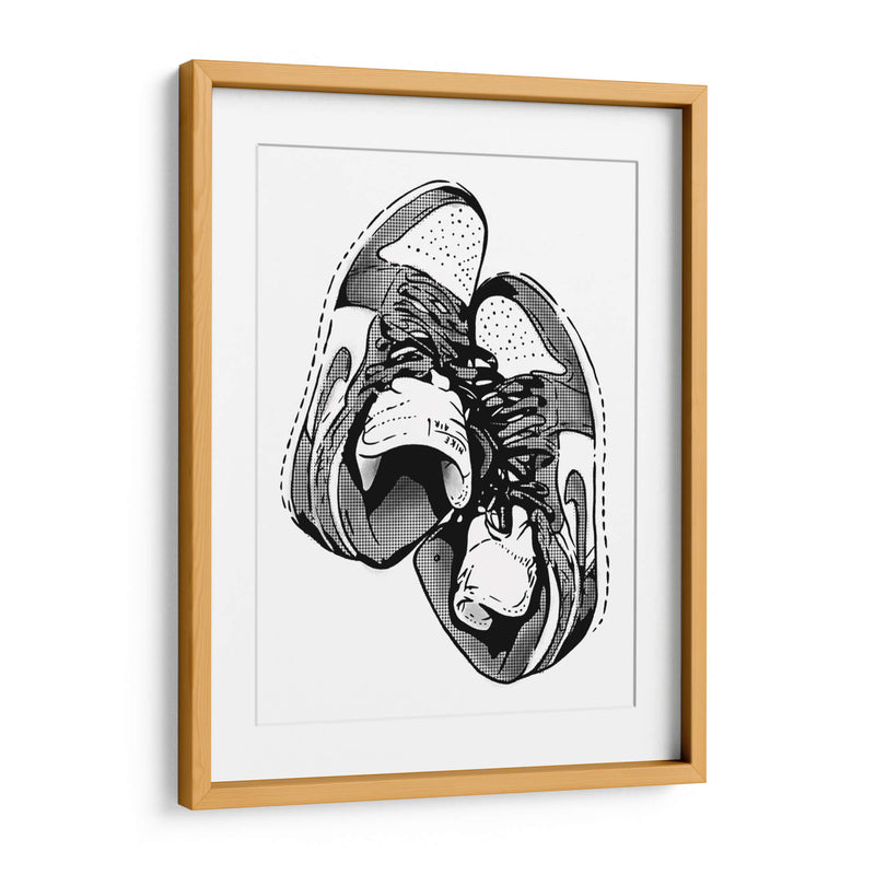 Jordan 1 Blueprint - Dot Art | Cuadro decorativo de Canvas Lab