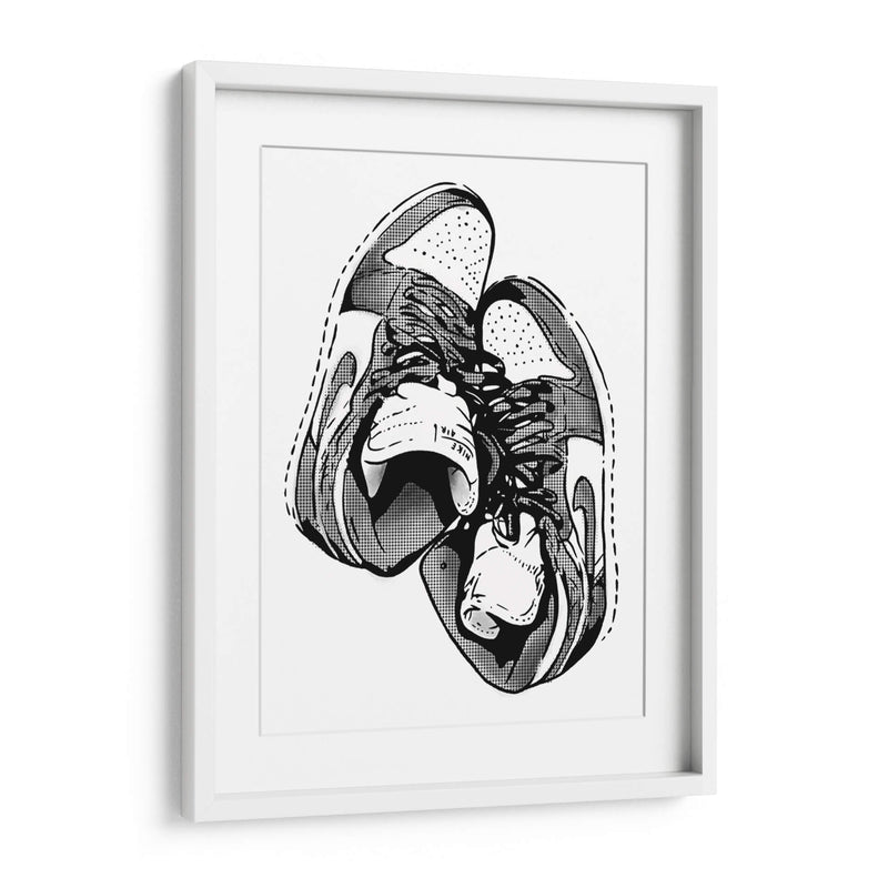 Jordan 1 Blueprint - Dot Art | Cuadro decorativo de Canvas Lab