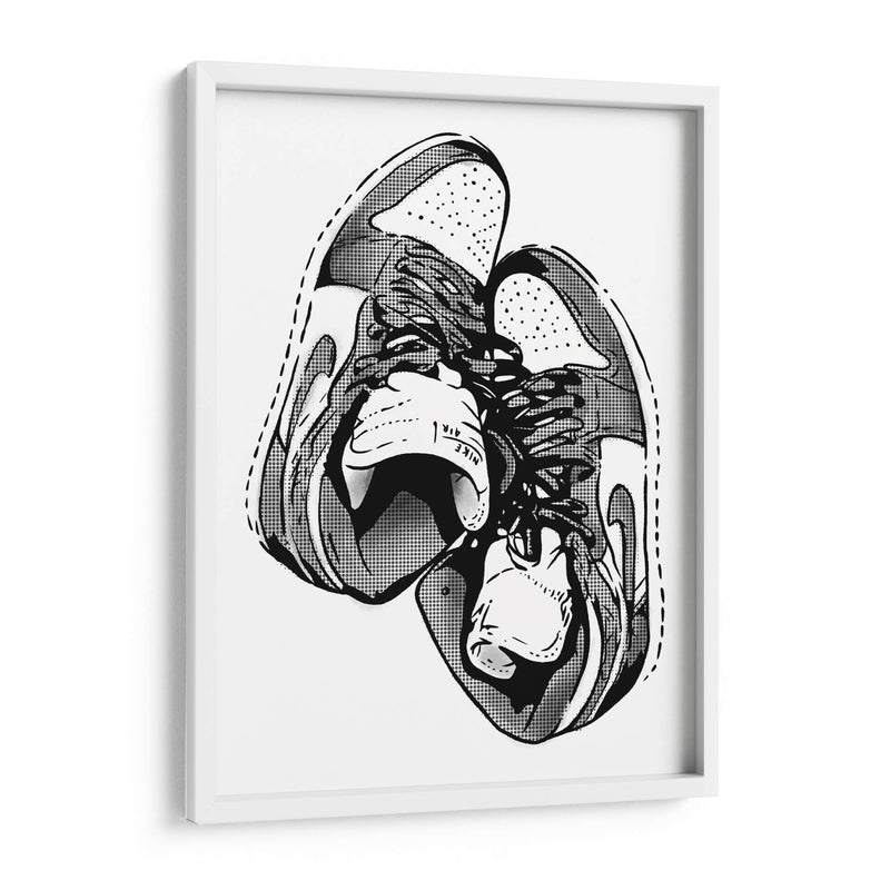 Jordan 1 Blueprint - Dot Art | Cuadro decorativo de Canvas Lab