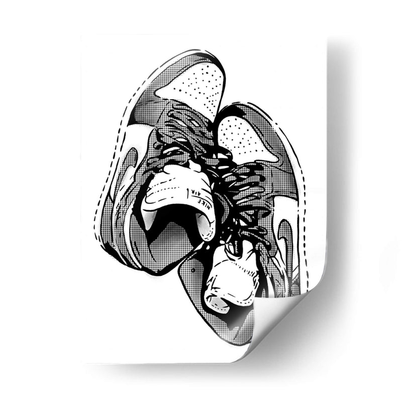 Jordan 1 Blueprint - Dot Art | Cuadro decorativo de Canvas Lab