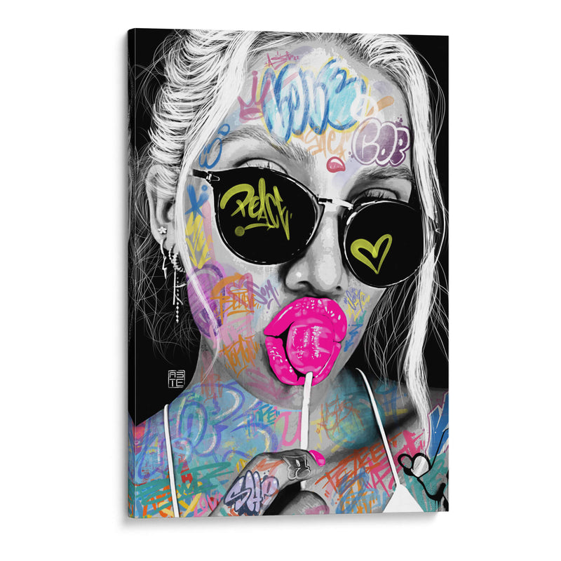 Girl Lollipop - David Aste | Cuadro decorativo de Canvas Lab