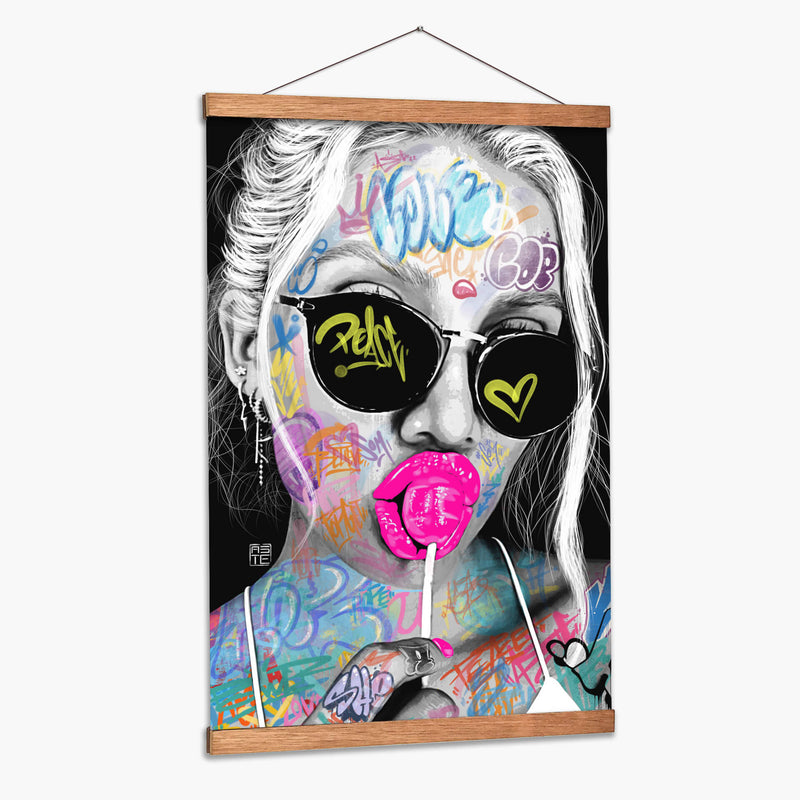 Girl Lollipop - David Aste | Cuadro decorativo de Canvas Lab