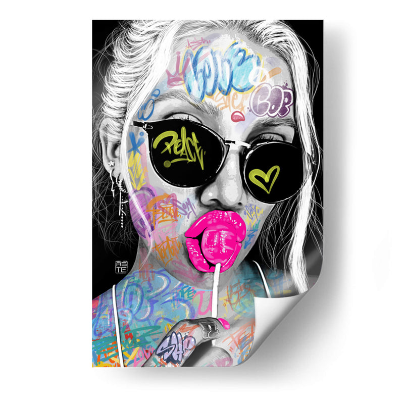 Girl Lollipop - David Aste | Cuadro decorativo de Canvas Lab