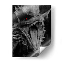 Caraxes Roar Drip - Dry Ink | Cuadro decorativo de Canvas Lab