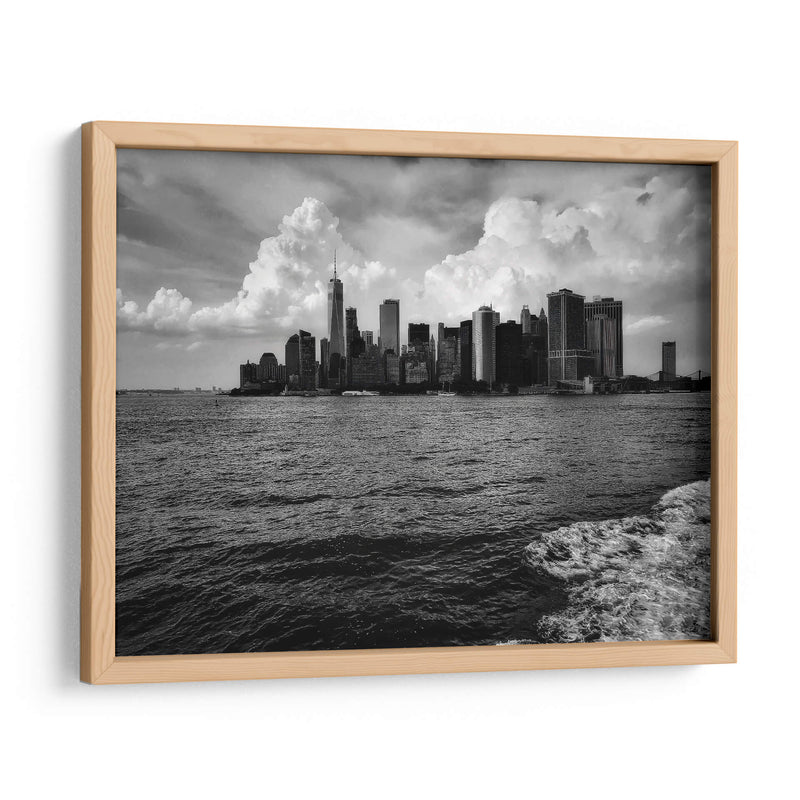 Skyline de Manhattan en Blanco y Negro - Carla Fernández | Cuadro decorativo de Canvas Lab