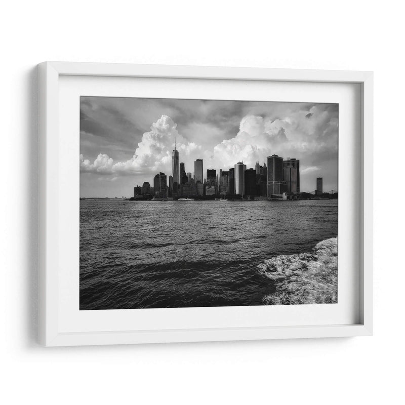 Skyline de Manhattan en Blanco y Negro - Carla Fernández | Cuadro decorativo de Canvas Lab