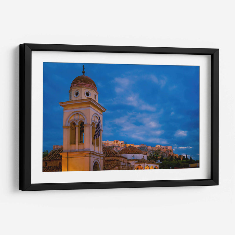 Partenón desde Monastiriki de Noche - Carla Fernández | Cuadro decorativo de Canvas Lab