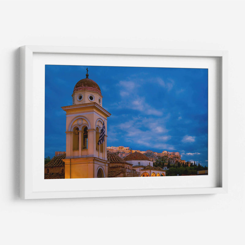 Partenón desde Monastiriki de Noche - Carla Fernández | Cuadro decorativo de Canvas Lab