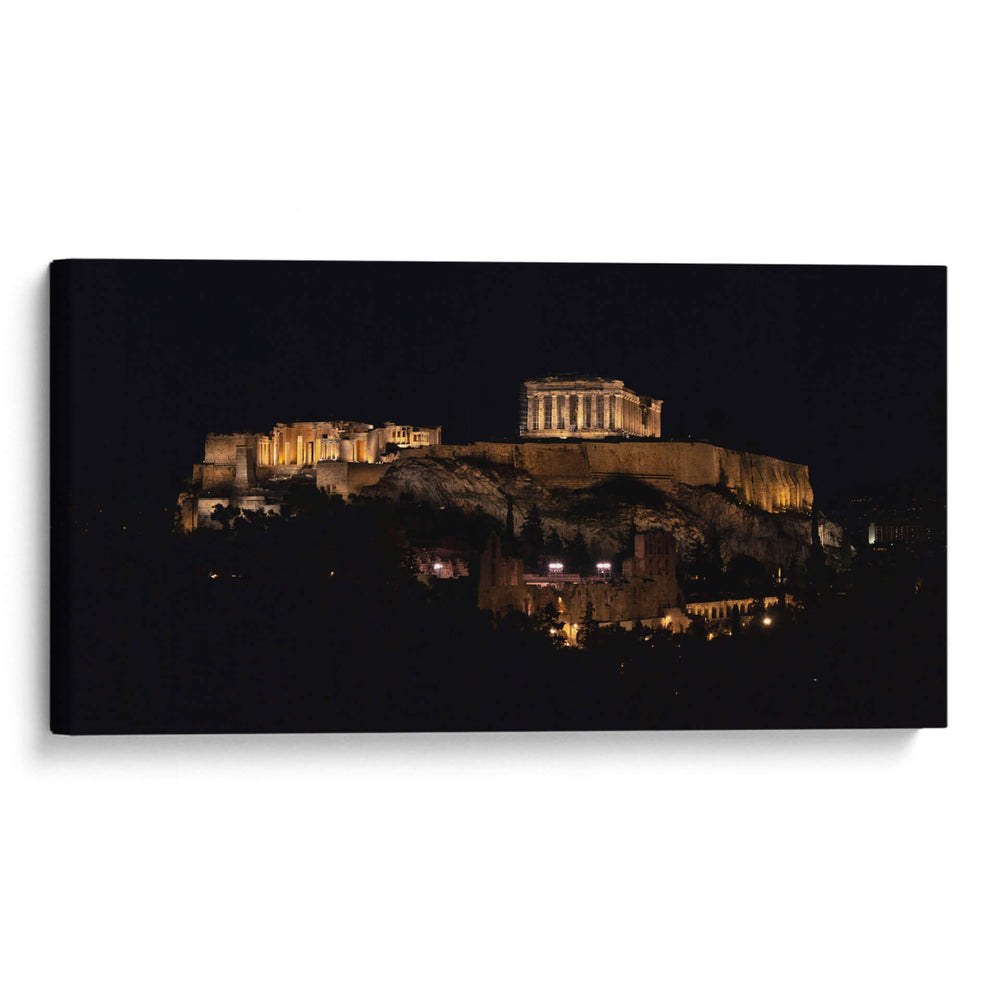 Partenón de Noche - Carla Fernández | Cuadro decorativo de Canvas Lab