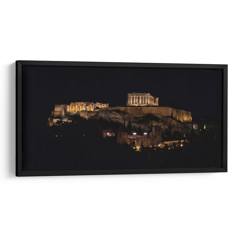 Partenón de Noche - Carla Fernández | Cuadro decorativo de Canvas Lab