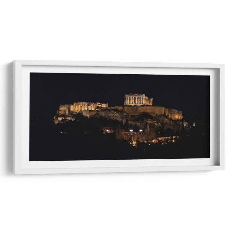 Partenón de Noche - Carla Fernández | Cuadro decorativo de Canvas Lab
