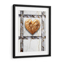 Corazón de Oro sobre Mármol Blanco - DeLaVegaGaming | Cuadro decorativo de Canvas Lab