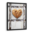 Corazón de Oro sobre Mármol Blanco - DeLaVegaGaming | Cuadro decorativo de Canvas Lab