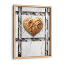 Corazón de Oro sobre Mármol Blanco - DeLaVegaGaming | Cuadro decorativo de Canvas Lab