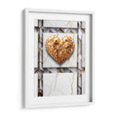Corazón de Oro sobre Mármol Blanco - DeLaVegaGaming | Cuadro decorativo de Canvas Lab