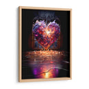 Corazón Púrpura de Cristal Roto - DeLaVegaGaming | Cuadro decorativo de Canvas Lab