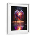 Corazón Púrpura de Cristal Roto - DeLaVegaGaming | Cuadro decorativo de Canvas Lab