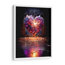 Corazón Púrpura de Cristal Roto - DeLaVegaGaming | Cuadro decorativo de Canvas Lab