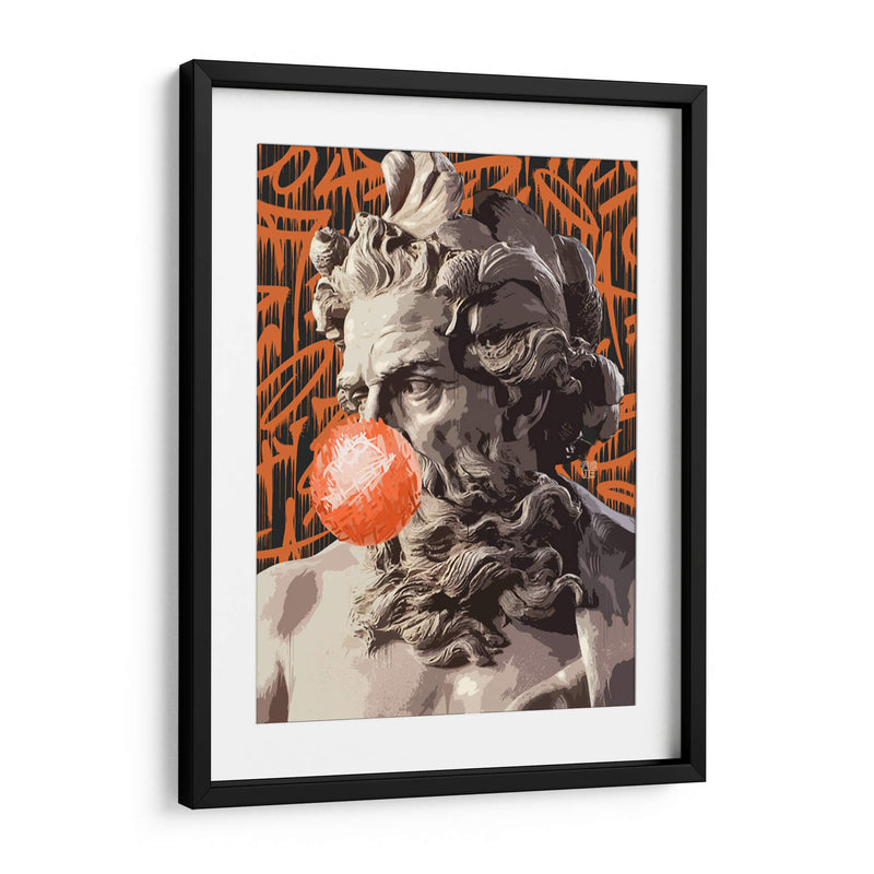 Zeus Bubblegum Graffiti - David Aste | Cuadro decorativo de Canvas Lab