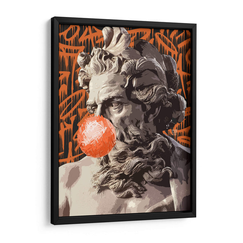 Zeus Bubblegum Graffiti - David Aste | Cuadro decorativo de Canvas Lab