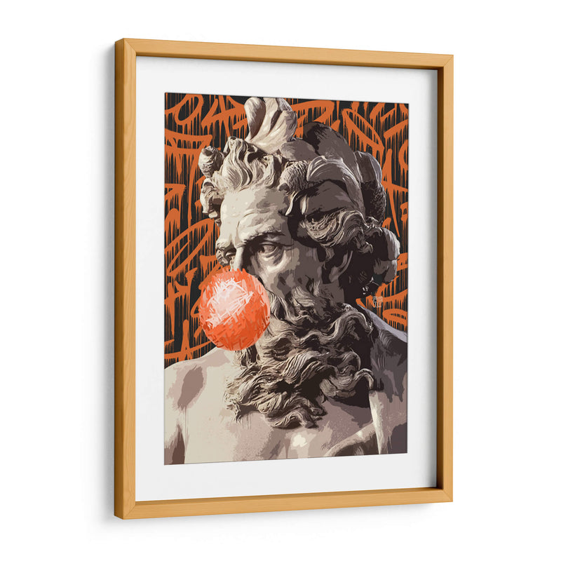 Zeus Bubblegum Graffiti - David Aste | Cuadro decorativo de Canvas Lab