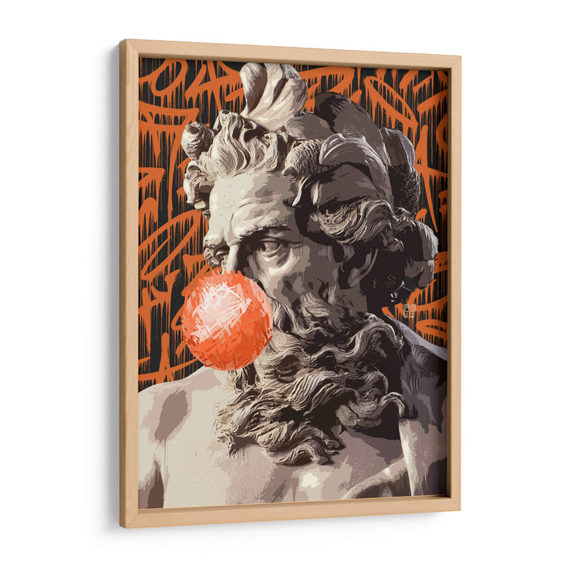 Zeus Bubblegum Graffiti - David Aste | Cuadro decorativo de Canvas Lab