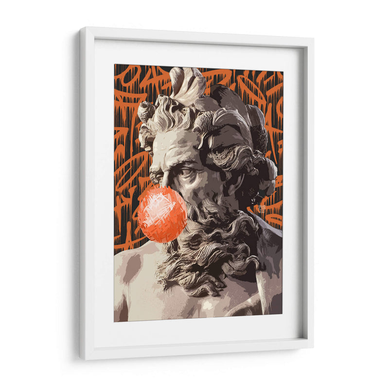 Zeus Bubblegum Graffiti - David Aste | Cuadro decorativo de Canvas Lab