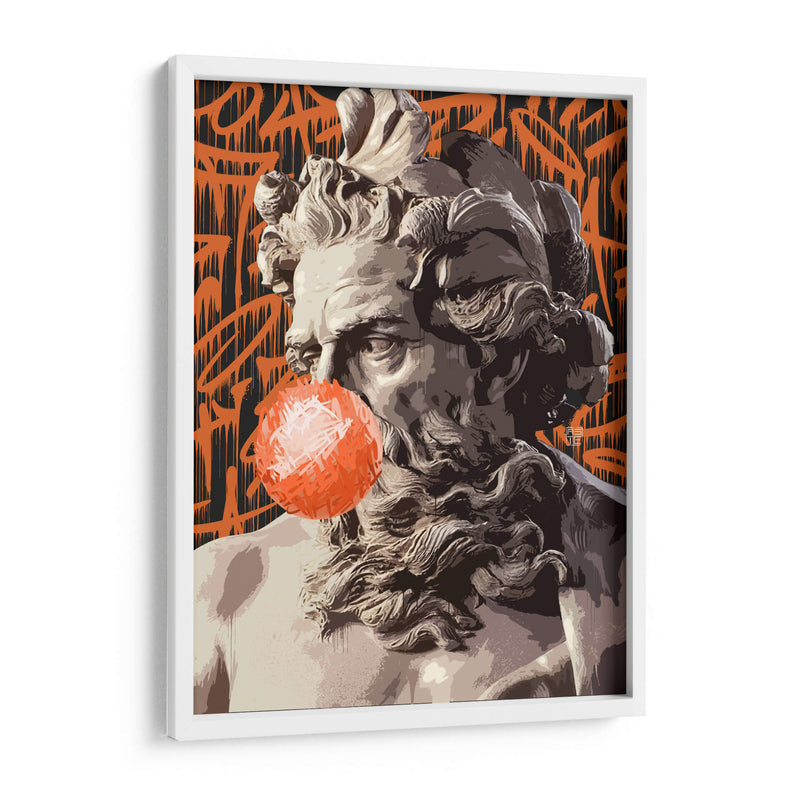 Zeus Bubblegum Graffiti - David Aste | Cuadro decorativo de Canvas Lab