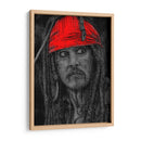 Sparrow Drip - Dry Ink | Cuadro decorativo de Canvas Lab