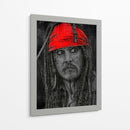 Sparrow Drip - Dry Ink | Cuadro decorativo de Canvas Lab