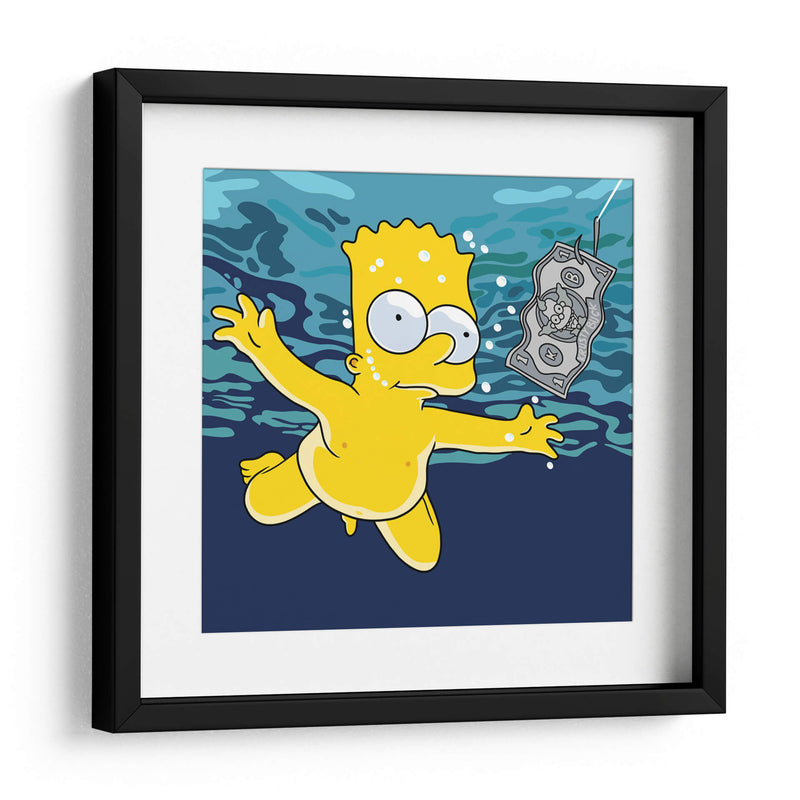 Nirvana Baby Simpsons - Fake Classics | Cuadro decorativo de Canvas Lab